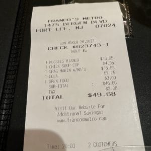 Franco's Metro Restaurant, Bar & Pizza / 프란코스 핏자